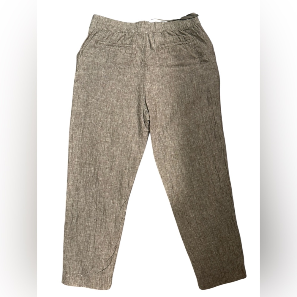 Athleta Tan Linen Pants - Picture 2 of 6